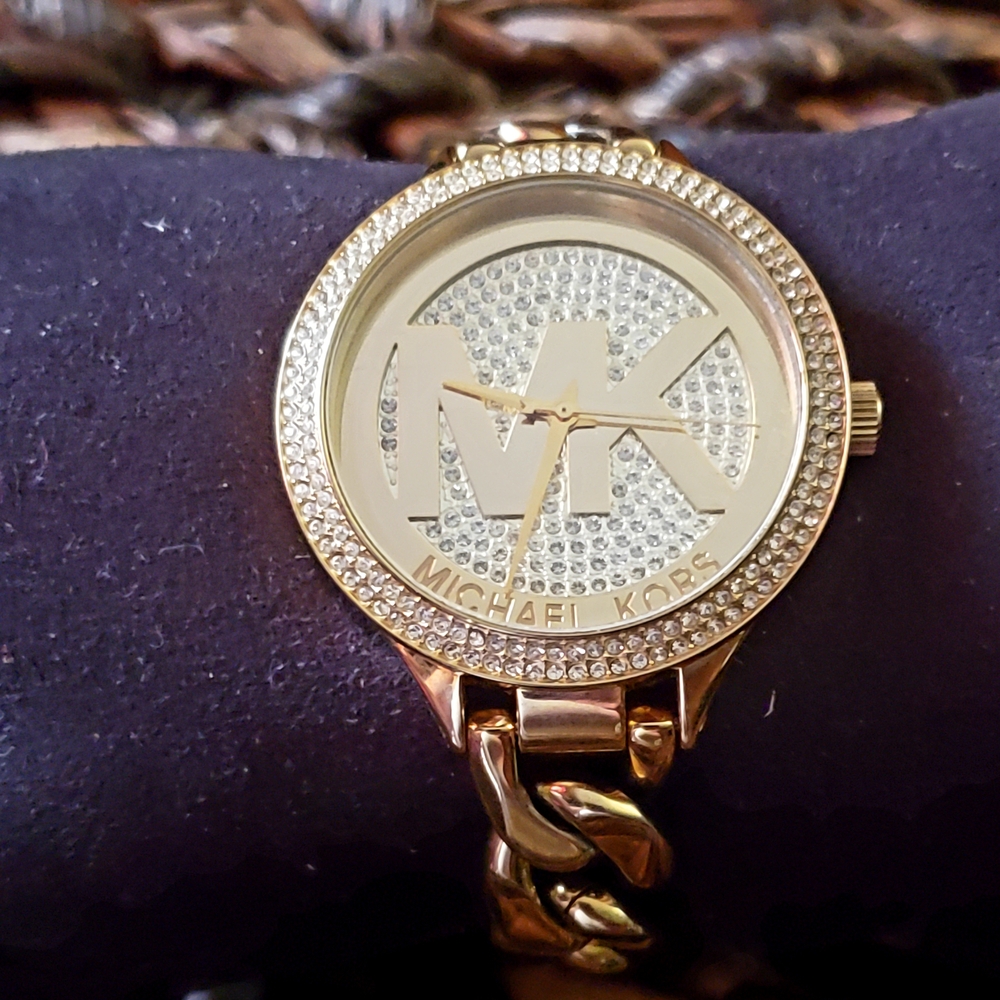 Michael Kors Crystal Logo Watch